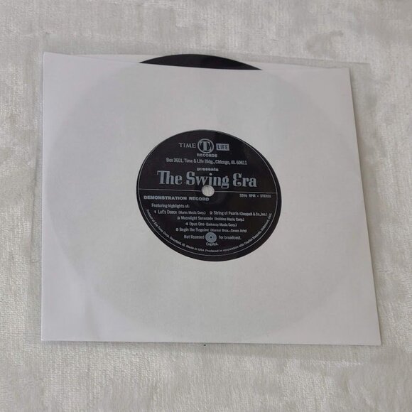 Eva Tone Flexi-Disc Time Life Promo The Swing Era 7" Demo 33 RPM - Picture 4 of 4